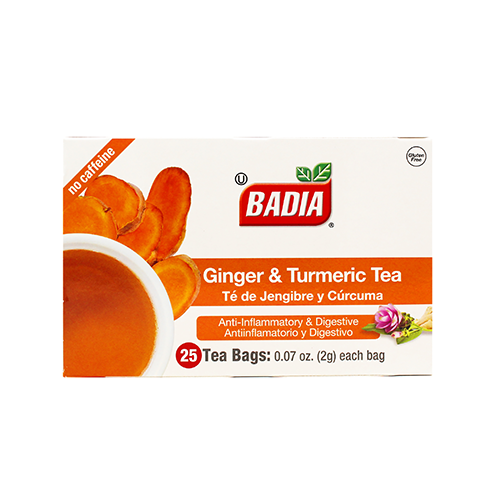 Infusion Jengibre Y Curcuma Badia 25 Sob – Abastos Arabes