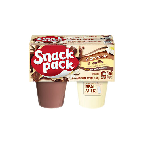 snack pack chocolate vainilla
